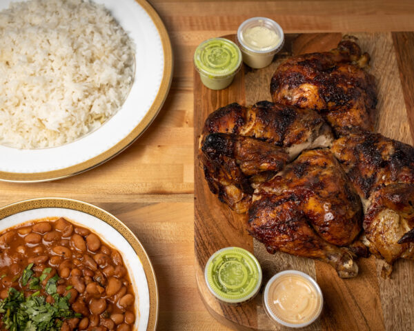 Lima (Chicken, basmati rice & beans+ 2 sauces)